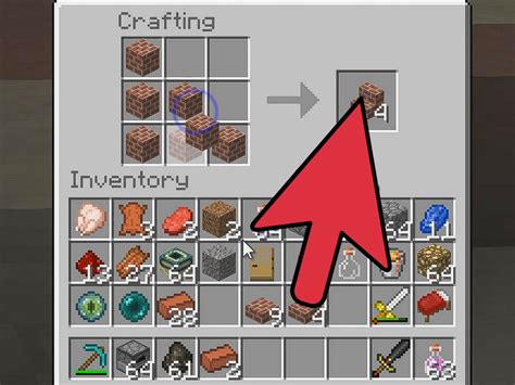 how do you make bricks in minecraft